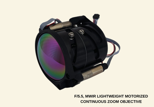 F/5.5 MWIR Hafif Motorlu Zoom Objektifi